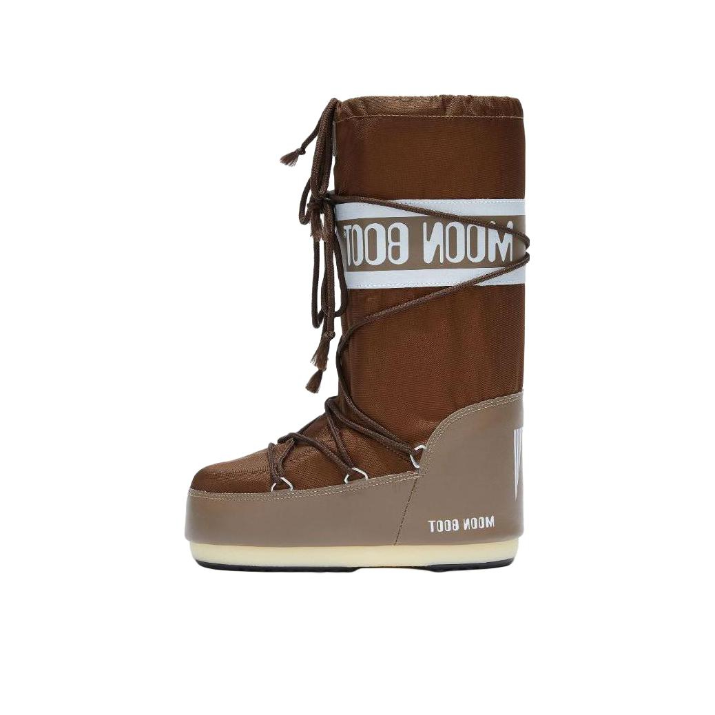 推荐商品：Moon Boot 时尚 系带 时装靴 深棕色