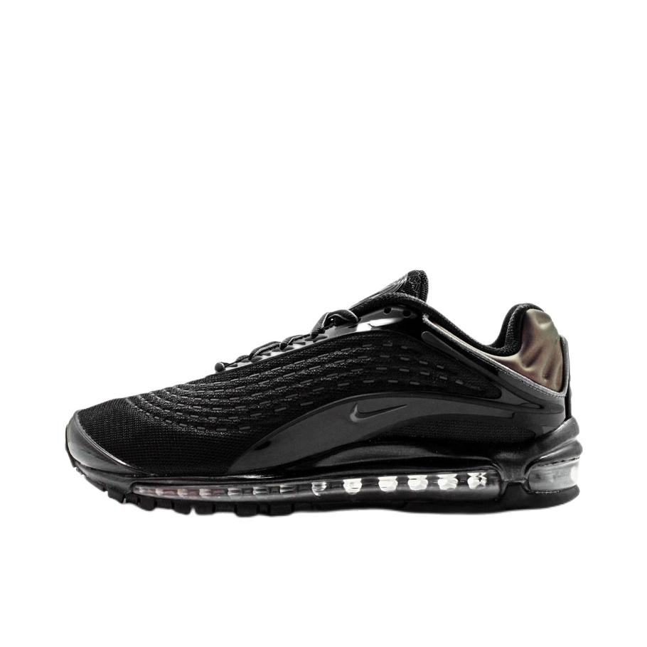 推荐商品：Nike Air Max Deluxe 防滑耐磨 缓震轻便 舒适透气 回弹 潮流 织物 气垫 运动休闲鞋 Triple Black 黑武士