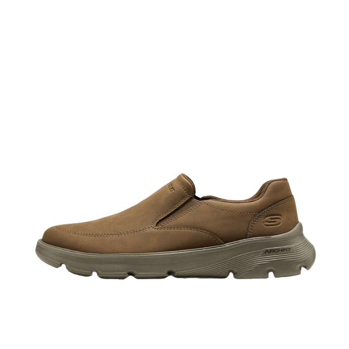 推荐商品：Skechers/斯凯奇 运动休闲鞋 简约百搭 205919 棕色