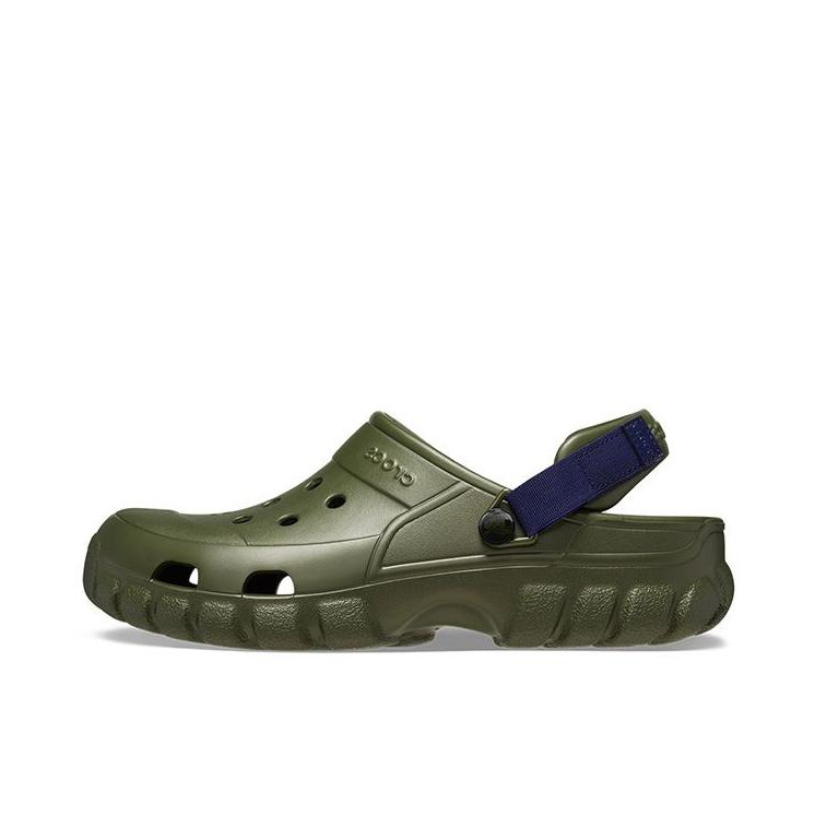 推荐商品：Crocs/卡骆驰 Offroad Sport Clog 欧罗克骆格 舒适防滑 增高 魔术贴 涤纶 拖鞋 洞洞鞋 凉鞋 绿色