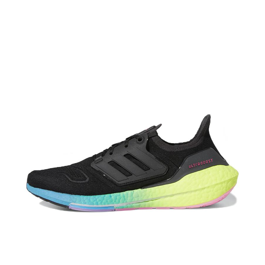 推荐商品：adidas Ultra Boost 22 经典UB 跑鞋 爆米花防滑耐磨缓震回弹织物休闲随心畅跑抗扭转 黑色