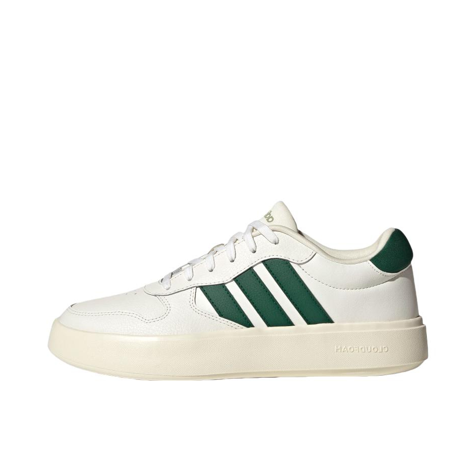 推荐商品：adidas Litecourt T头鞋 板鞋 防滑耐磨舒适透气复古低帮轻运动 亮白/森林绿/帐篷绿