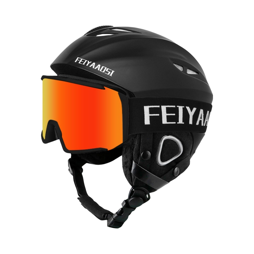 推荐商品：FEIYAAOSI/菲亚奥斯 一体式 单双板 滑雪头盔