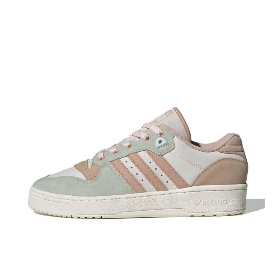 推荐商品：adidas Originals Rivalry 舒适简约 复古 轻便 透气 运动休闲鞋 浅绿/卡其色