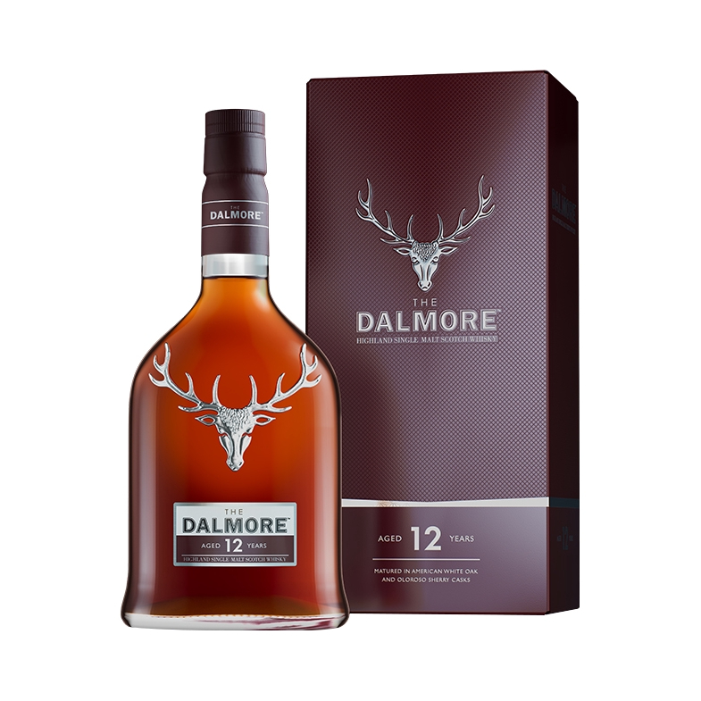 推荐商品：DALMORE/大摩 12年 单一麦芽威士忌 700ml 40%vol 盒装