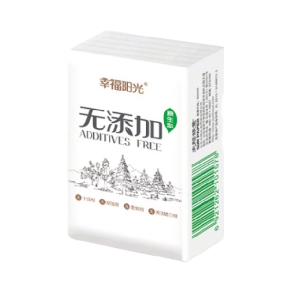 推荐商品：幸福阳光 无香 4层 手帕纸 厚实柔韧