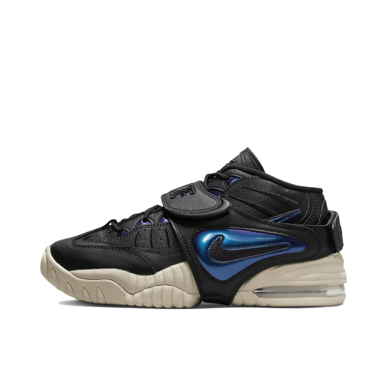 推荐商品：Nike Air Adjust Force 防滑耐磨 缓震 复古 运动 篮球鞋 黑色/蓝色/紫色
