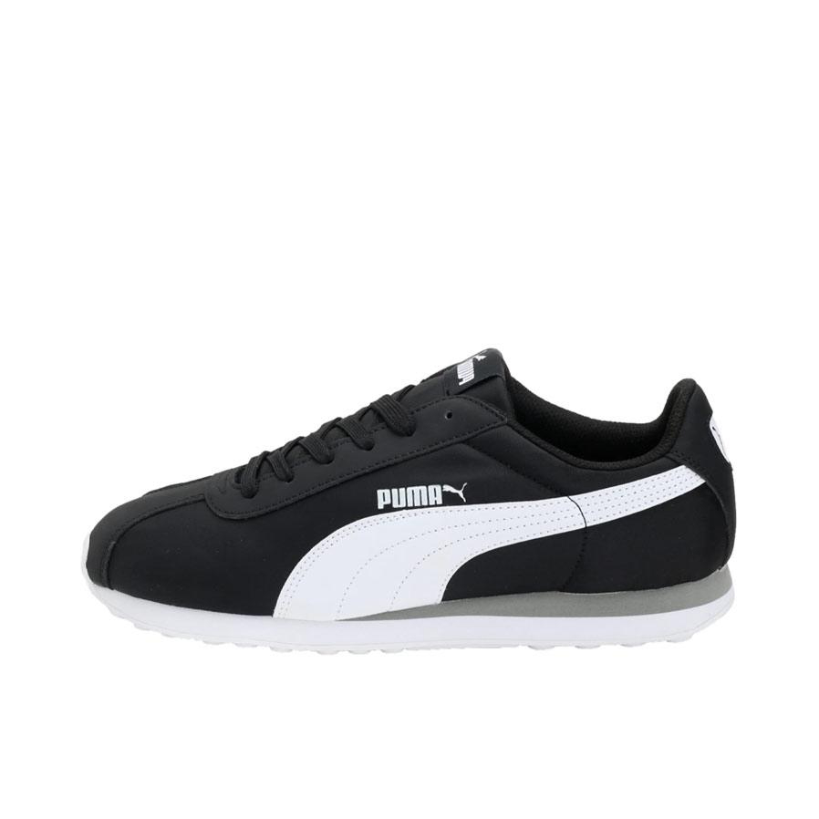 推荐商品：Puma/彪马 Turin 运动休闲鞋 复古百搭轻便舒适透气耐磨包裹性圆头 Black/White 尼龙黑白