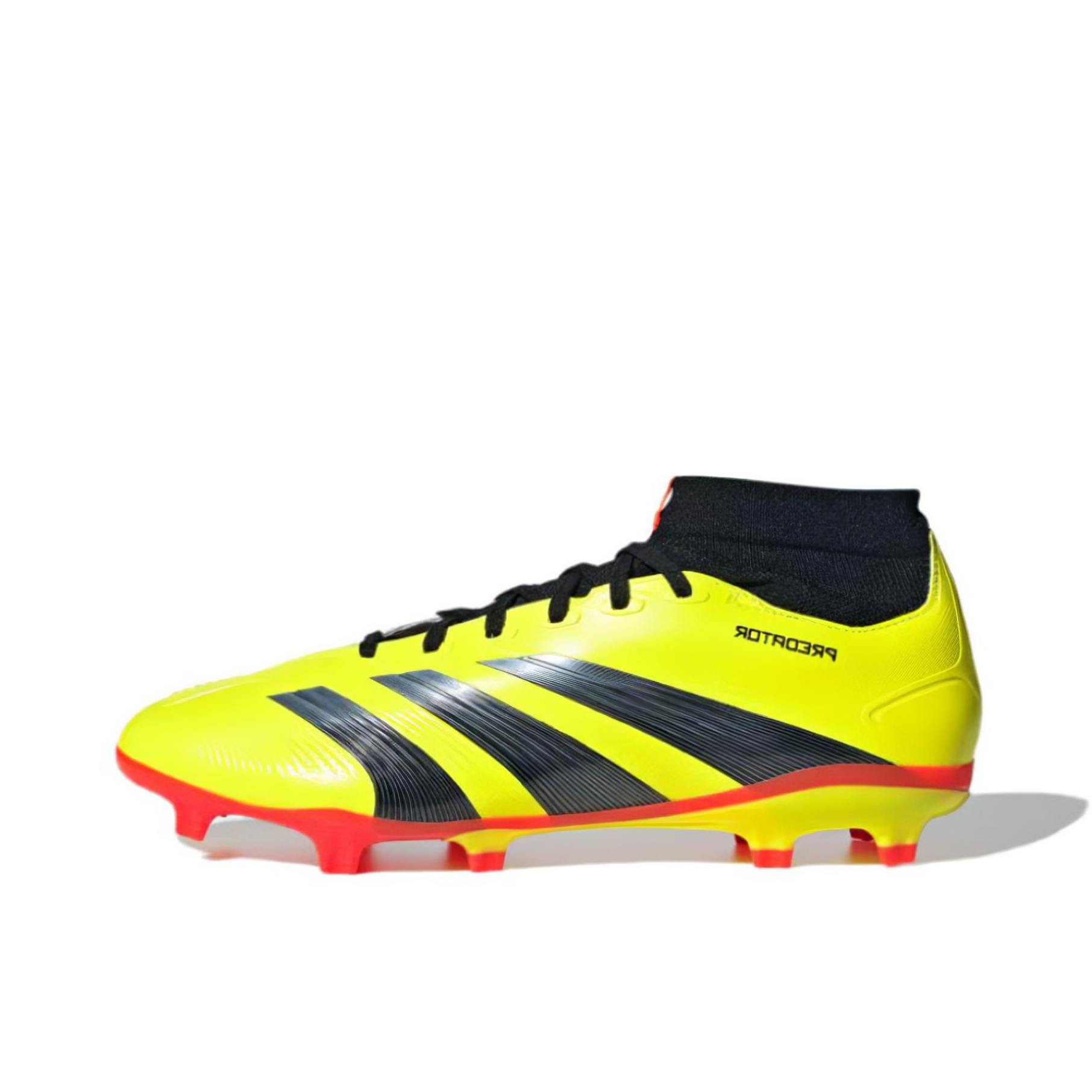 推荐商品：adidas Predator 24 FG 胶质长钉 硬天然草场 坚固防滑 足球鞋 核心黑/碳/核心黑