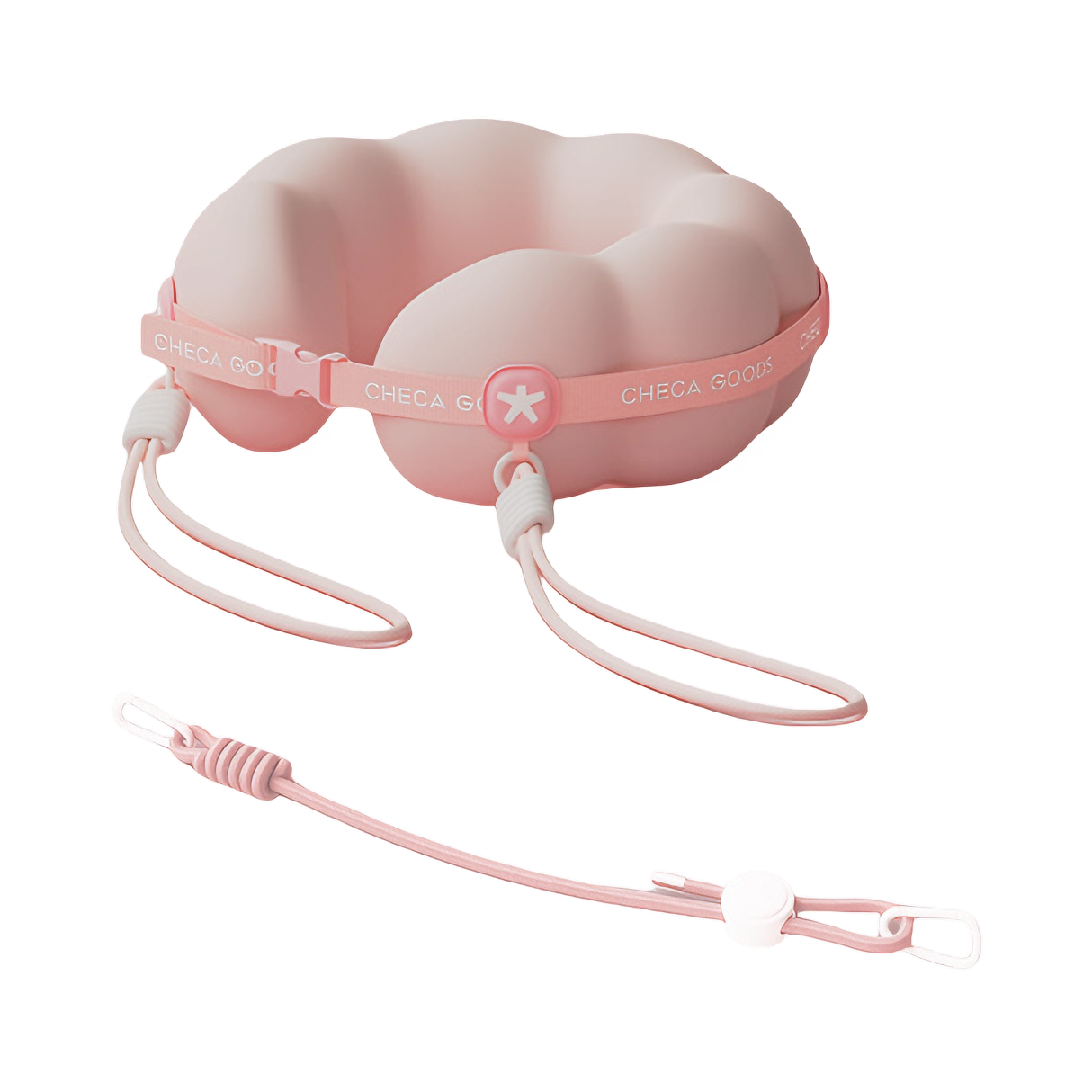 推荐商品：祺加质品 显眼包款 记忆棉U型枕 27x27x11cm