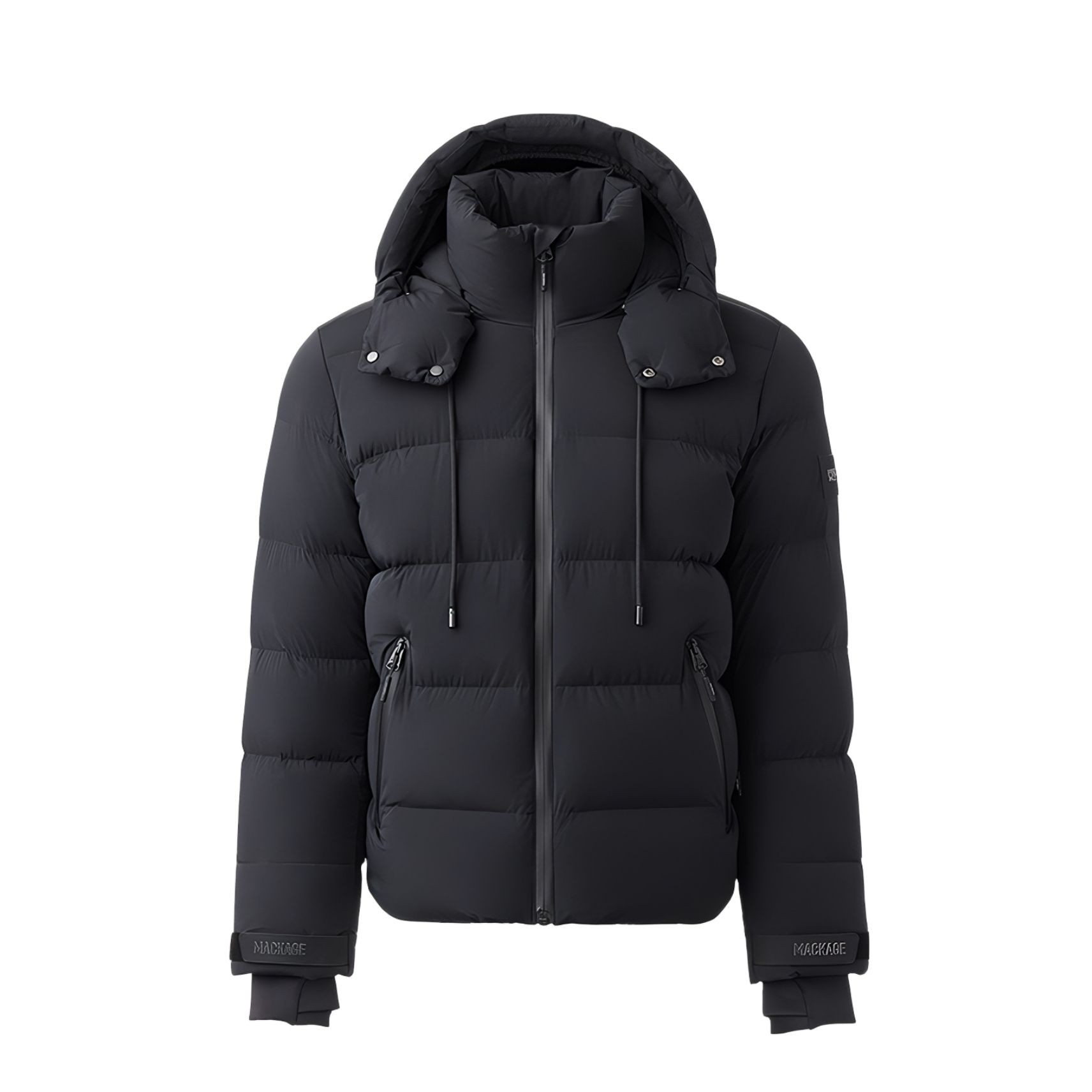 推荐商品：MACKAGE/迈凯奇 FW23 单拉链羽绒连帽滑雪服 SAMUEL 黑