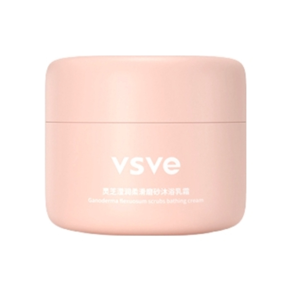 推荐商品：vsve 灵芝滢润柔滑磨砂沐浴乳霜 去角质丰盈全身