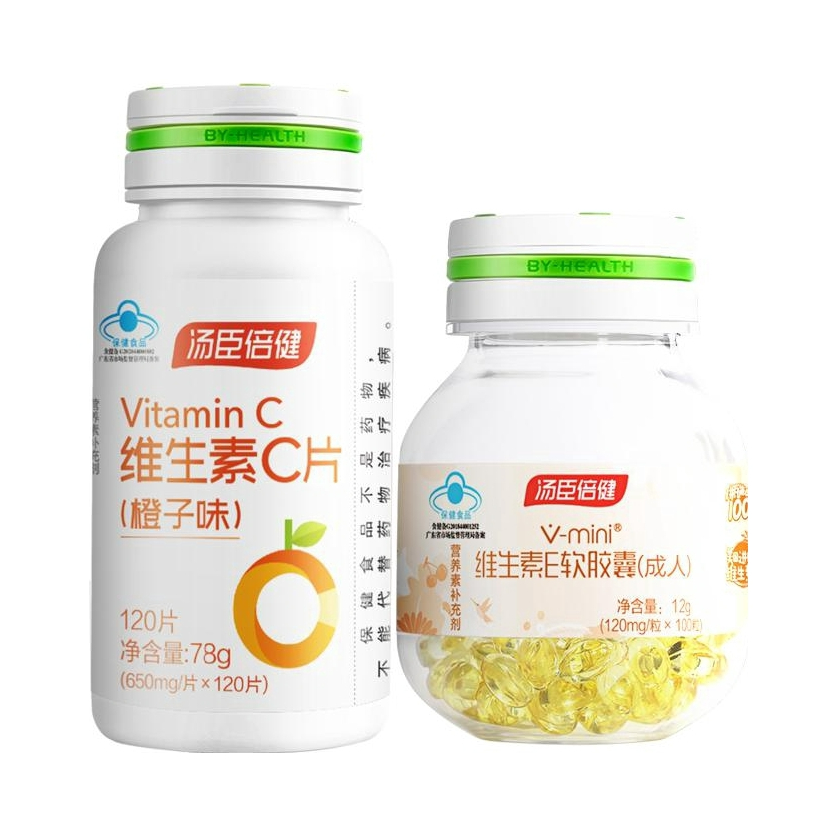 推荐商品：汤臣倍健 维生素C+维生素E 组合装 提高抵抗力