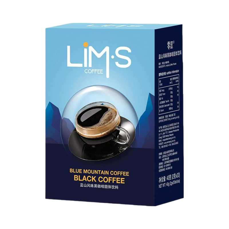 推荐商品：LIMS/零涩 蓝山风味速溶咖啡 盒装 40g