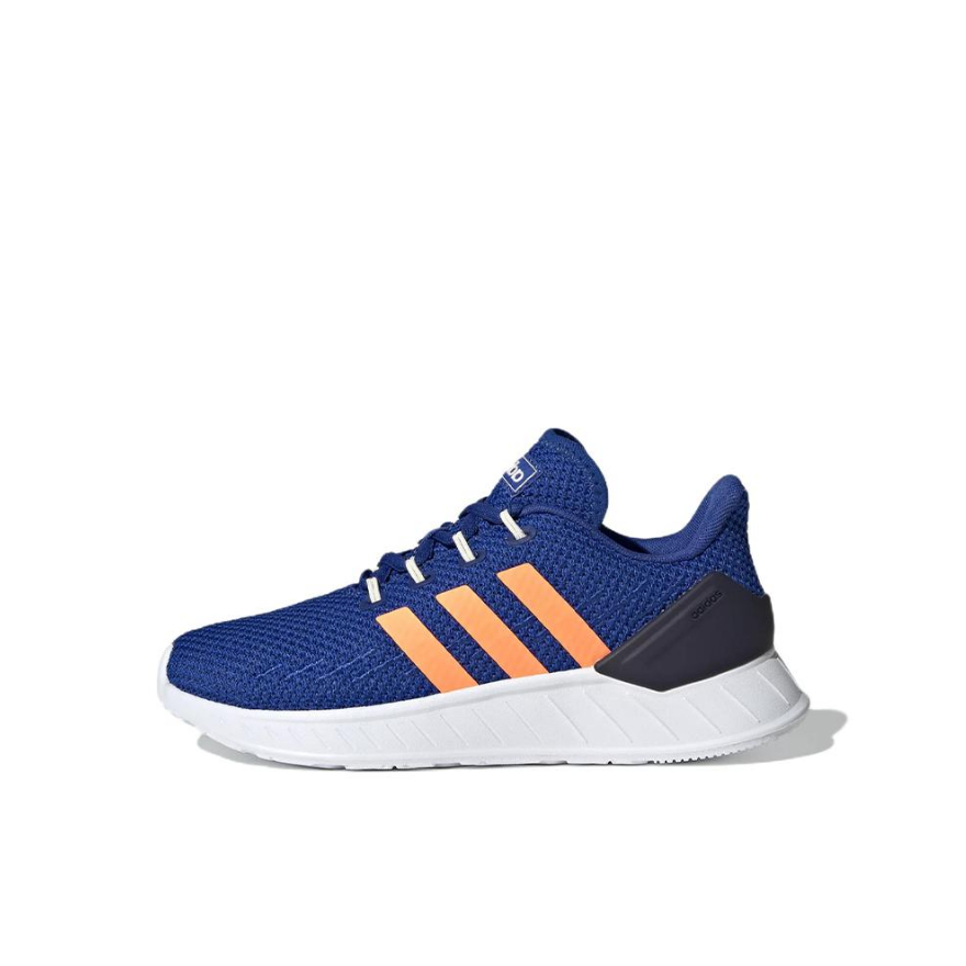 推荐商品：adidas QUESTAR FLOW NXT 网面透气 舒适轻便 防滑耐磨 运动鞋儿童 小童/蓝色