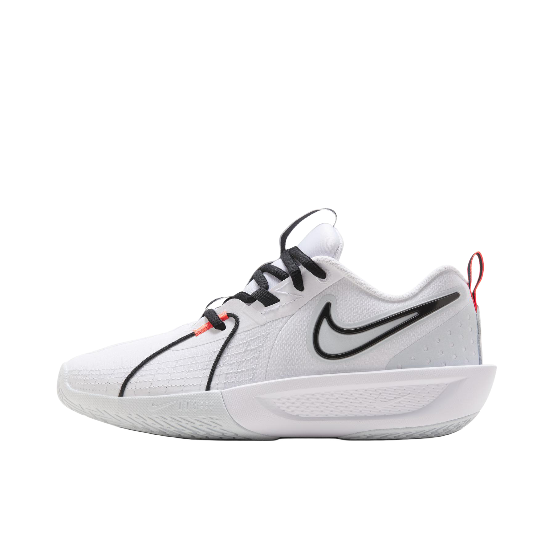 推荐商品：Nike Air Zoom G.T. Cut 3 篮球鞋 ZoomX泡棉抓地抗扭包裹性缓震回弹 GS/白色/黑色/白金色