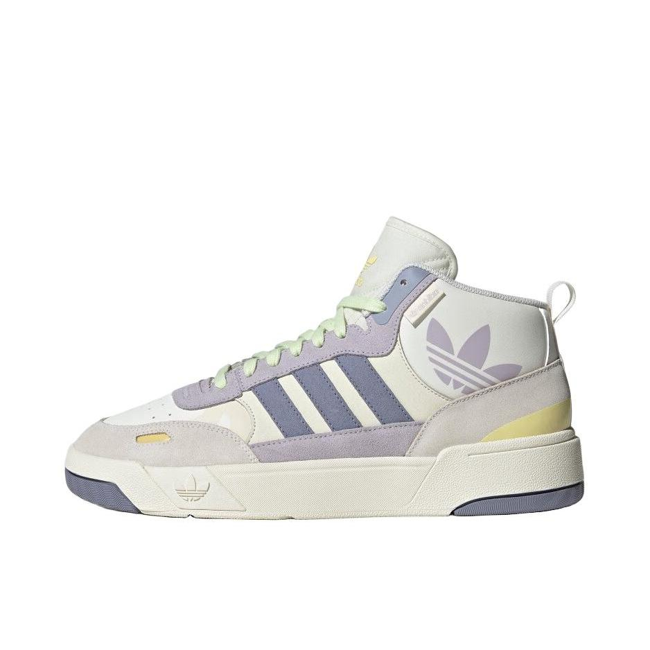 推荐商品：adidas Originals Post Up 板鞋 复古休闲防滑耐磨轻便篮球风圆头 浅灰/浅紫