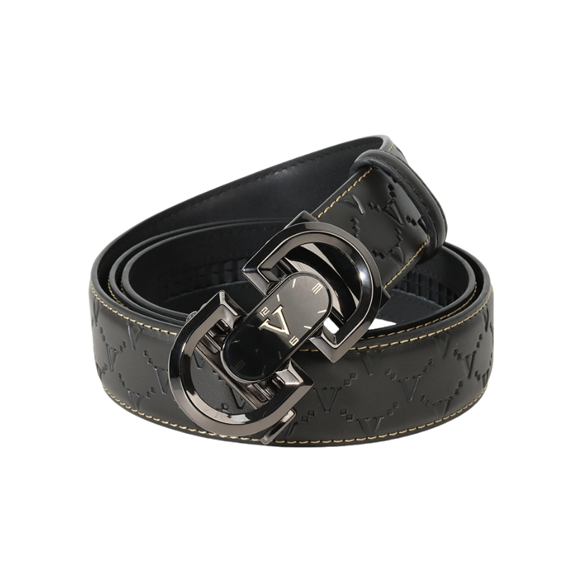 推荐商品：NINE NAIL 时来运转V字印花自动扣皮带 ZD-K67D29