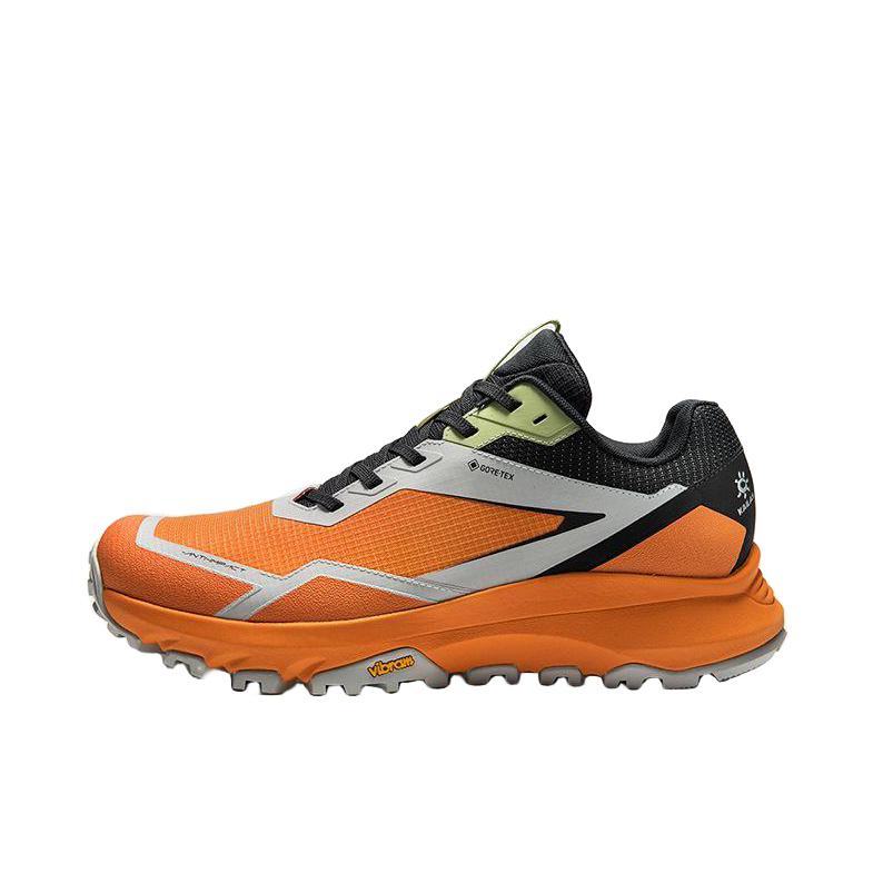 推荐商品：Kailas/凯乐石  括苍 GTX  防水耐磨 防滑减震 回弹止滑 网布透气 跑山型 抓地 百搭 运动  徒步鞋 登山鞋 金盏橙