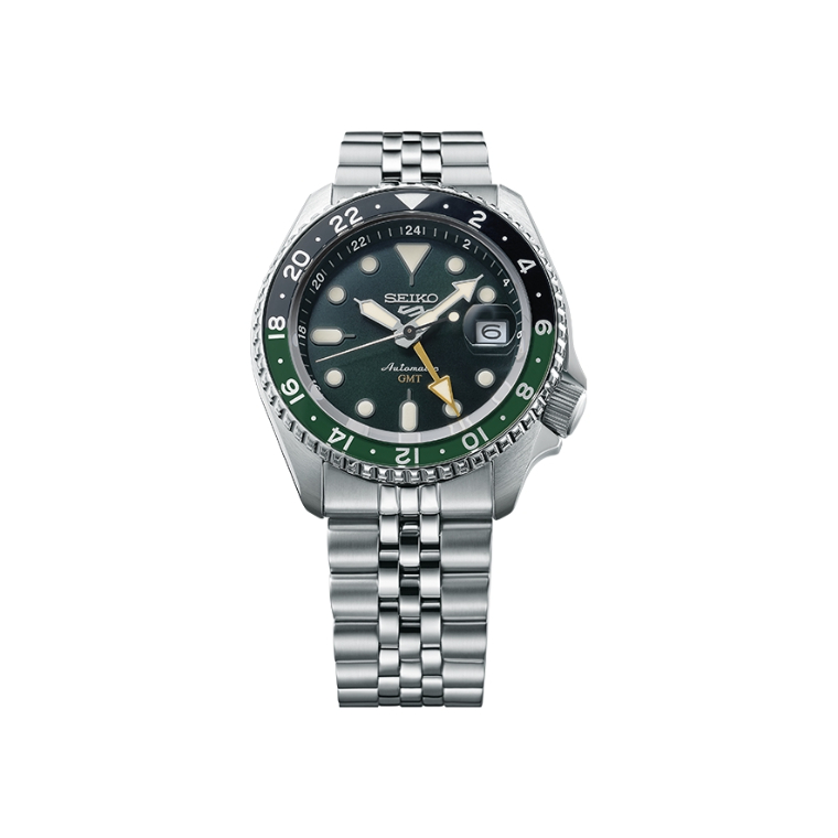 推荐商品：Seiko/精工 5号 五排链防水运动手动机械男士手表