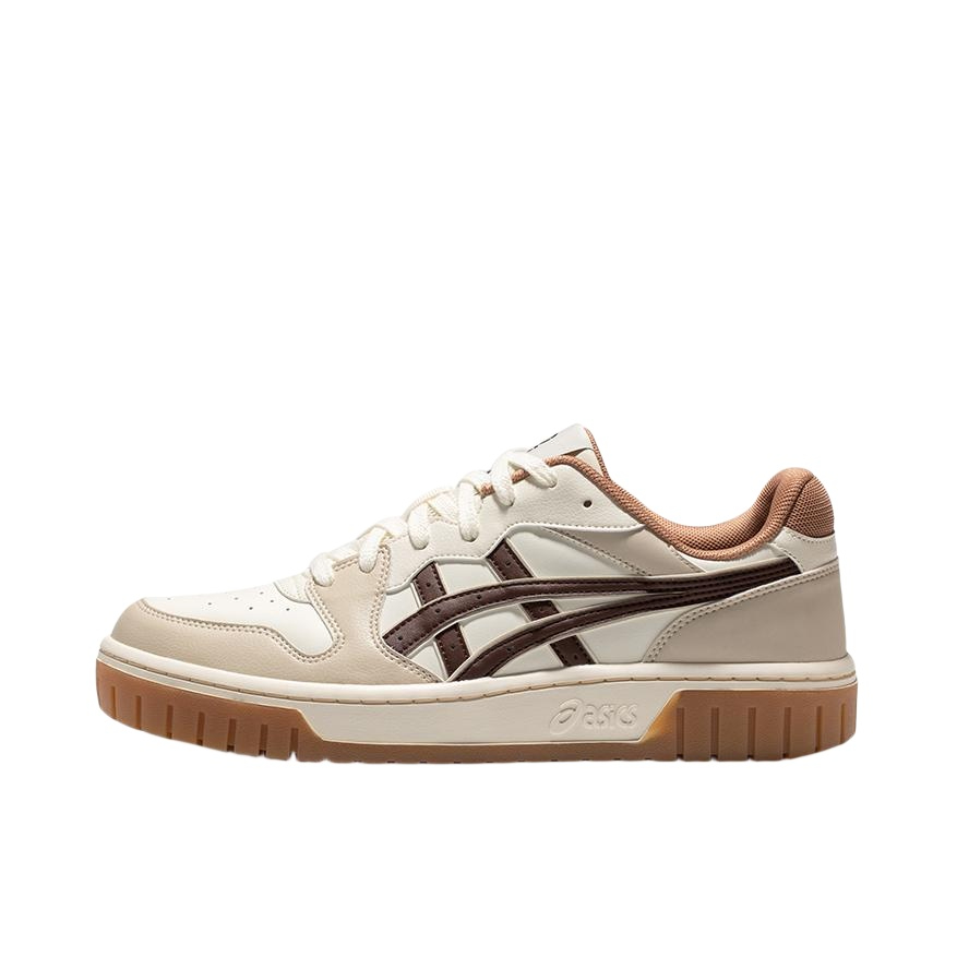 推荐商品：Asics/亚瑟士 Court Mz 2.0 时尚透气 复古 运动休闲 舒适百搭 防滑耐磨 板鞋 奶白色/卡其棕