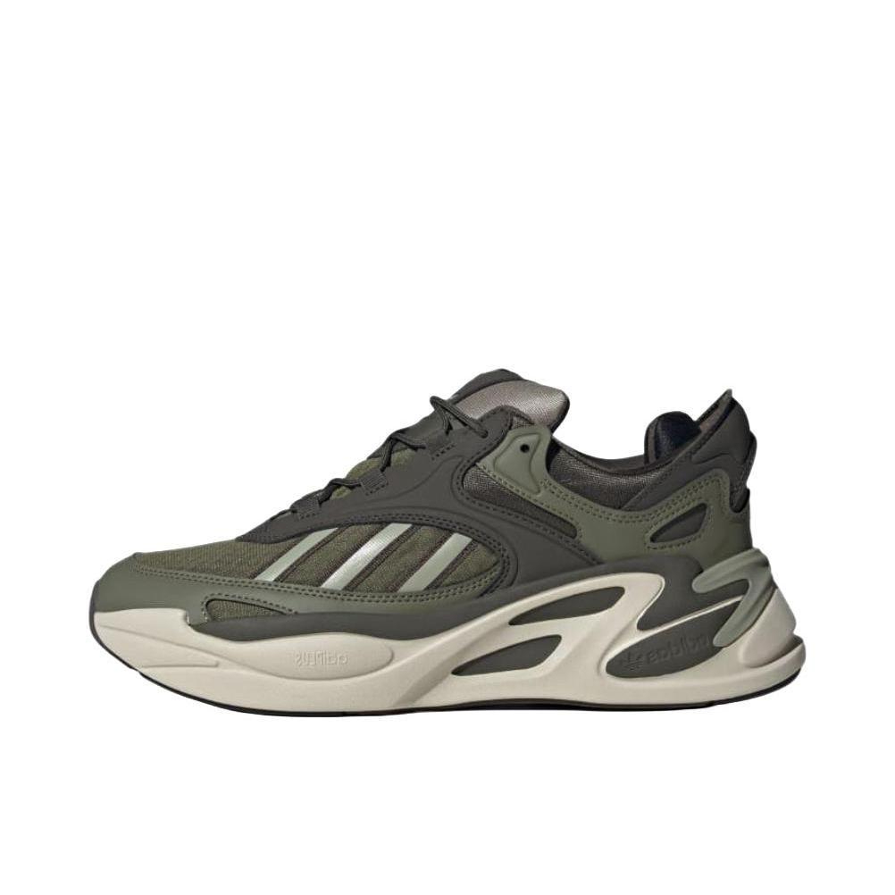 推荐商品：adidas originals Ozmorphis 防滑耐磨 轻便舒适 百搭 跑鞋 绿色