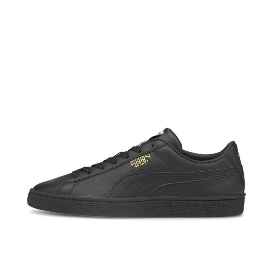 推荐商品：Puma/彪马 Capri 板鞋 复古百搭舒适轻便防滑耐磨 黑色/金标