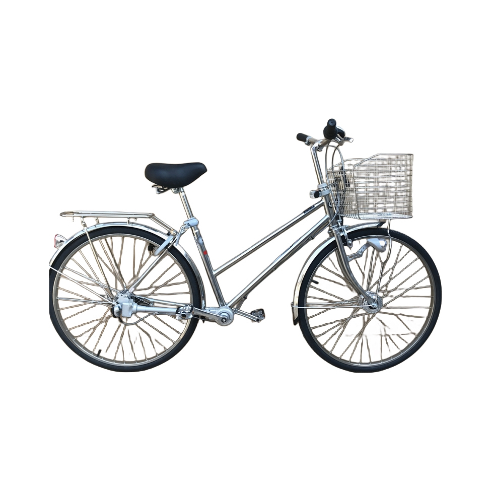 推荐商品：基洛夫 不锈钢 内三速 无链条 通勤 变速自行车 0022