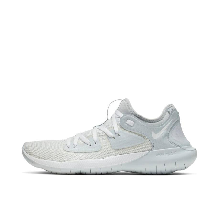推荐商品：Nike Flex 2019 RN 防滑耐磨 舒适透气 休闲 跑鞋 White/Grey 白灰