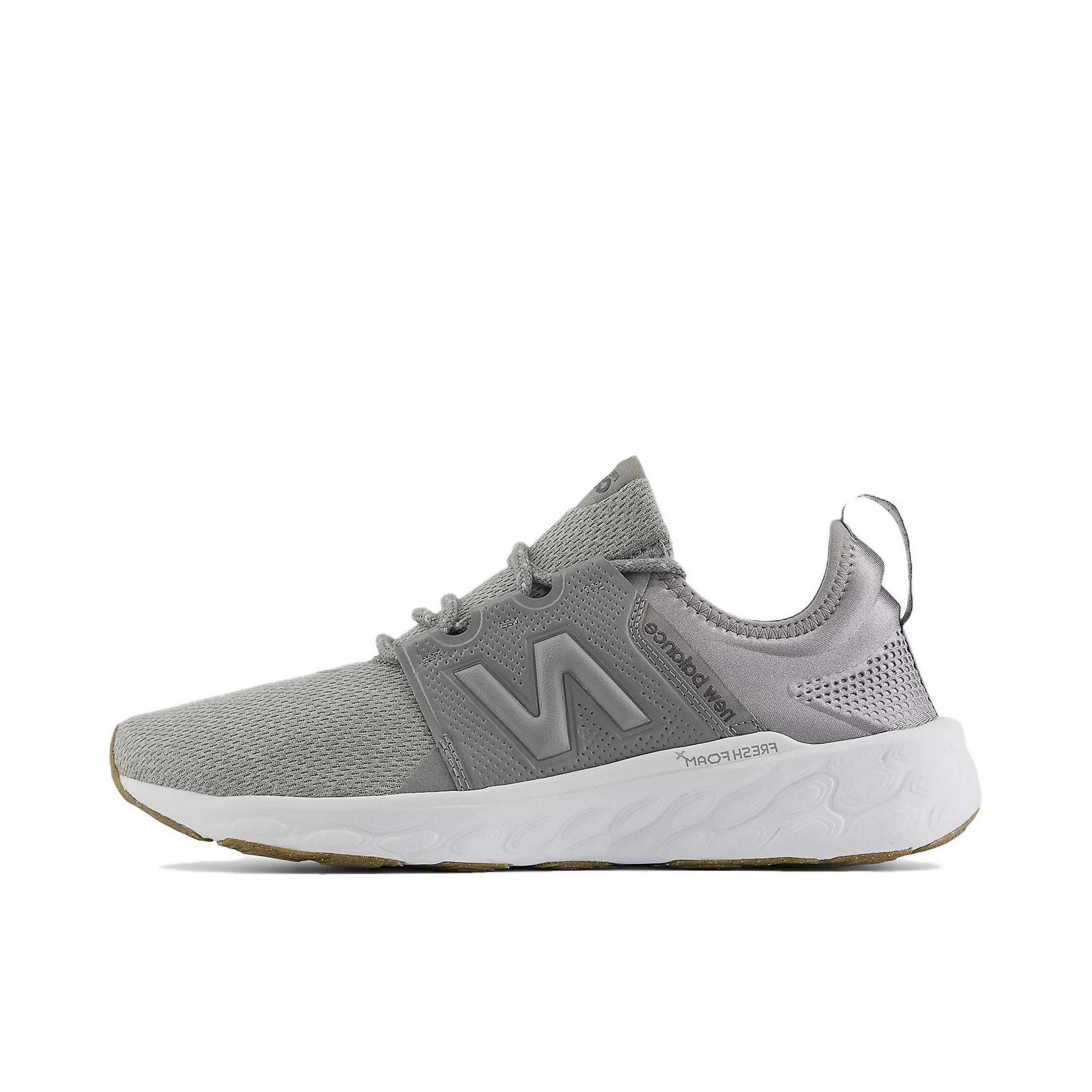 推荐商品：New Balance Fresh Foam X Cruz v3 减震透气 防滑耐磨 低帮 舒适百搭 跑鞋 灰色