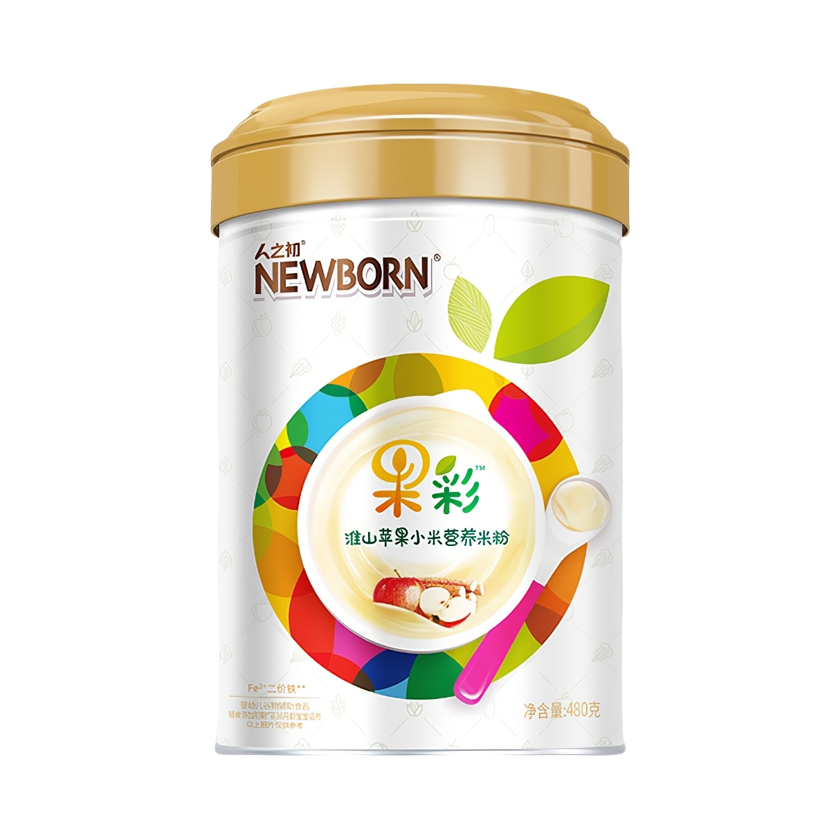 推荐商品：人之初/Newborn 果彩系列婴幼儿米粉宝宝营养辅食