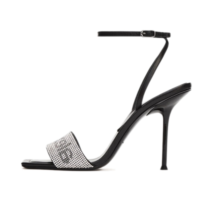 Alexander Wang Jane徽标 高跟凉鞋 3049S0053M