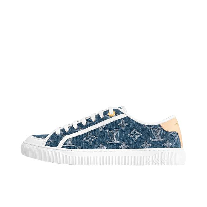 推荐商品：Louis Vuitton/路易威登 Lagoon Sneaker 25ss 板鞋 轻便低帮舒适 女款/蓝色