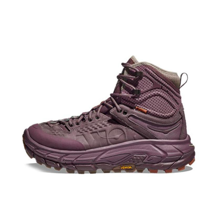 推荐商品：HOKA ONE ONE Tor Ultra 包裹性 防水 防滑 透气 合成革 织物 登山 徒步鞋 Bodega联名/紫色
