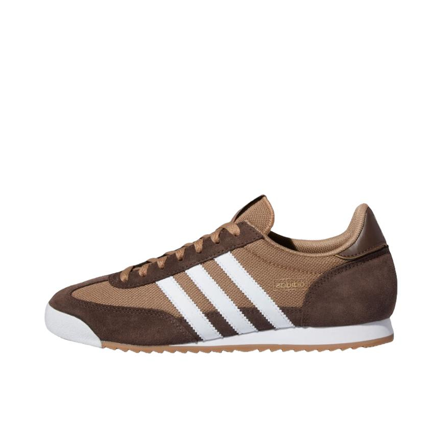 推荐商品：adidas R71 防滑耐磨 减震轻便 舒适 复古 薄底 T头鞋 德训鞋 运动休闲鞋 纸板黄/棕色/白色