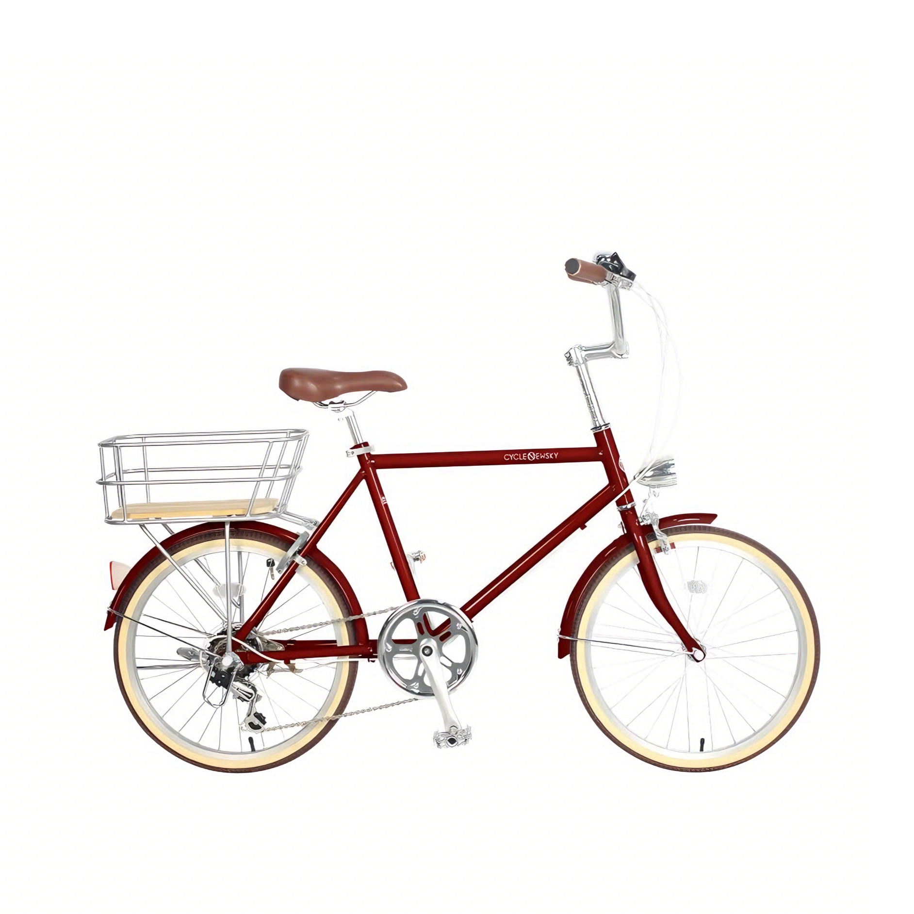 推荐商品：纽斯加 变速 脚踏复古 城市自行车