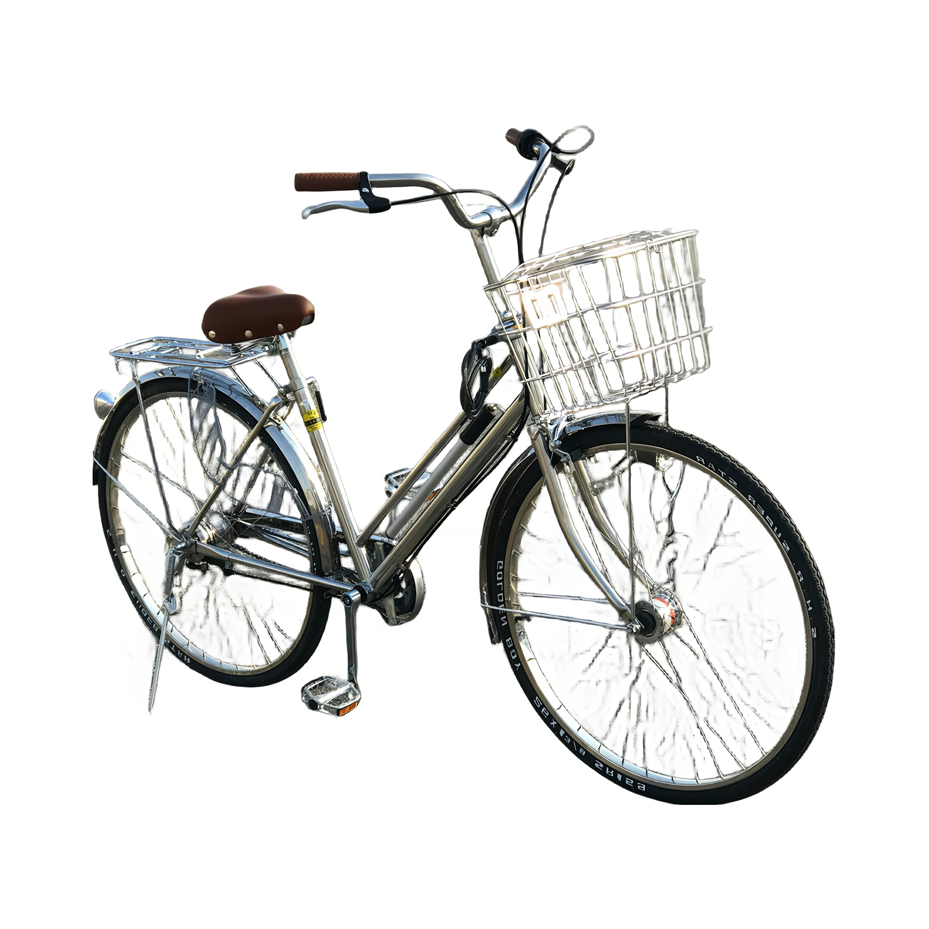 推荐商品：基洛夫 复古通勤 老式 弯梁 自行车  0011