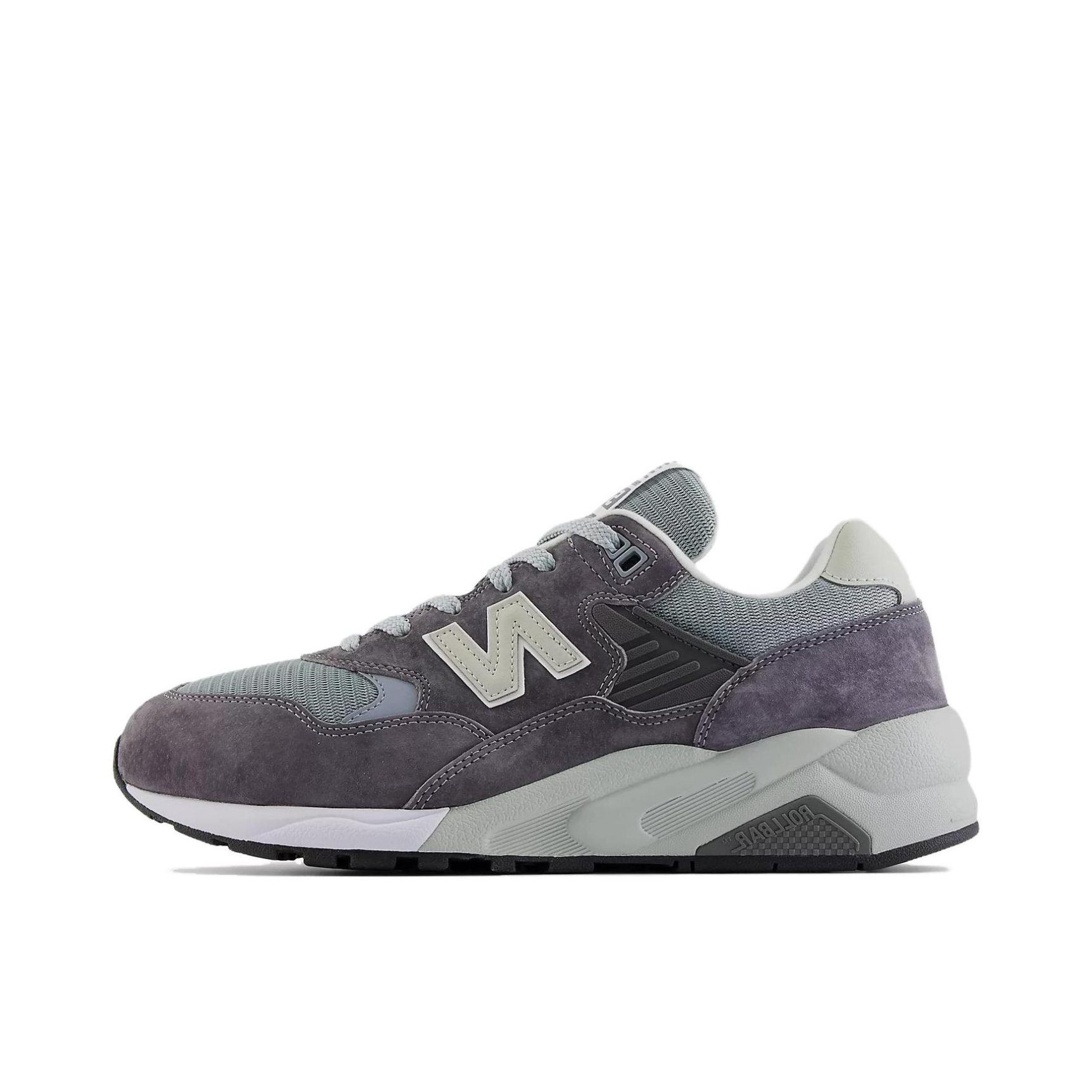 推荐商品：New Balance 580 潮流复古 减震防滑 轻便透气 耐磨 舒适 织物 低帮百搭 运动休闲鞋 棕色/灰色
