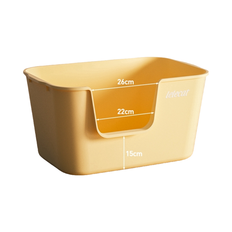 推荐商品：华元宠具 防外溅半封闭猫砂盆宠物厕所