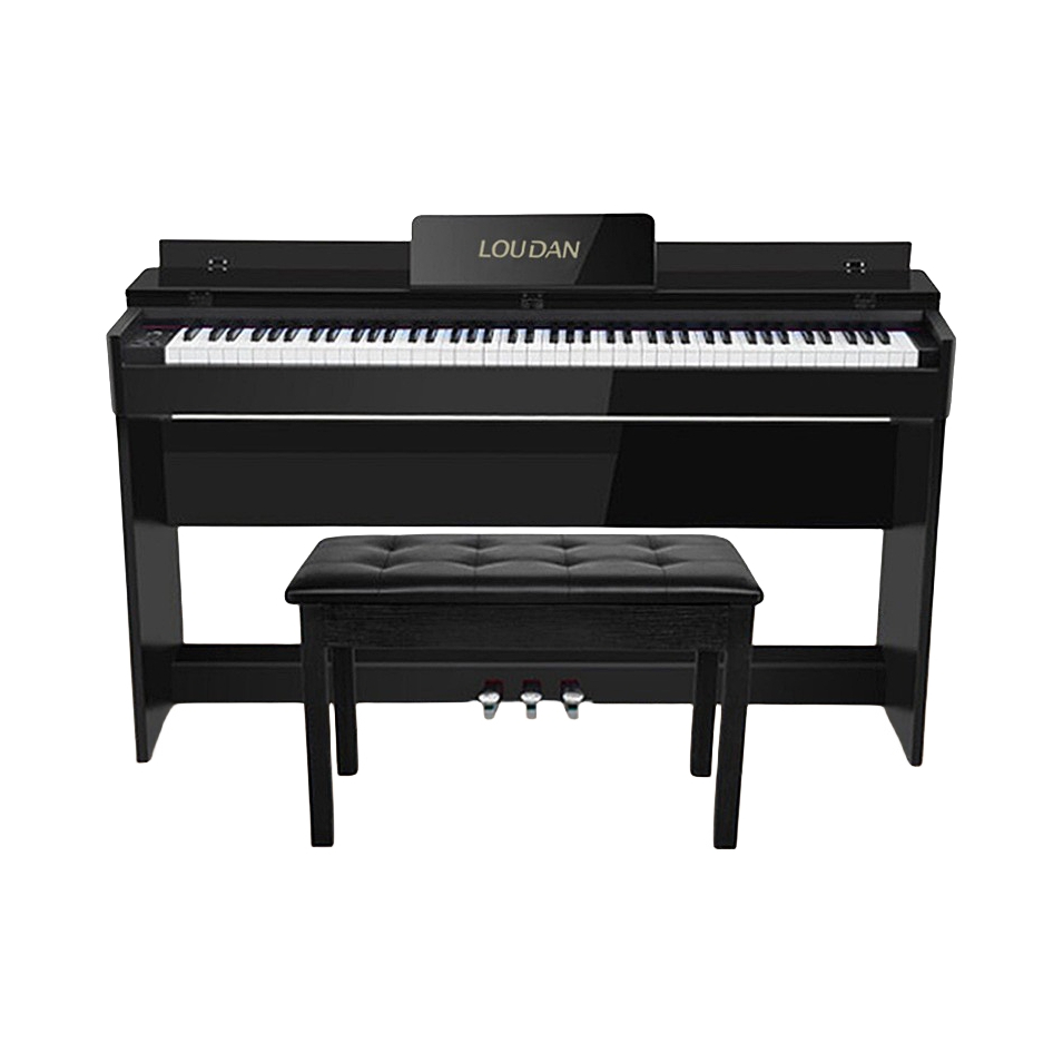 推荐商品：LOUDAN 电钢琴重锤88键专用成人初学者家用电子钢琴