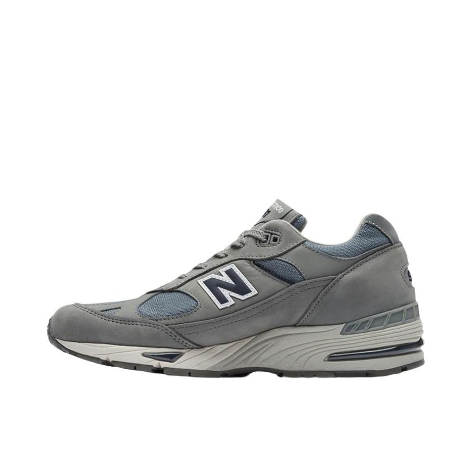 推荐商品：New Balance 991 跑鞋 舒适减震防滑耐磨织物网布透气经典复古休闲运动百搭通勤贴合 灰色/兰色