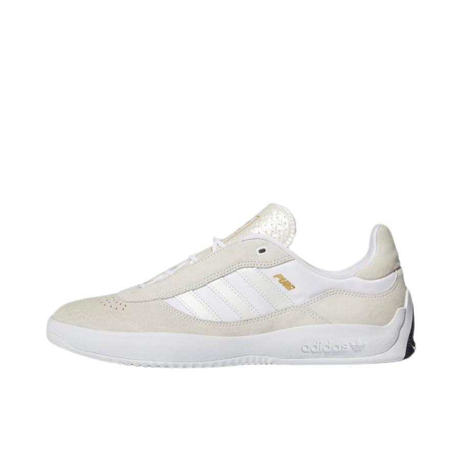 推荐商品：adidas Originals Puig 防滑耐磨 减震轻便 舒适百搭 复古简约 运动休闲鞋 米色