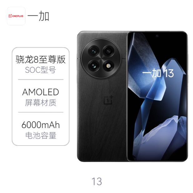 一加 13 5G 手机 影像性能 旗舰影像 国家补贴 影像屏幕 拍照 全网通 移动平台
