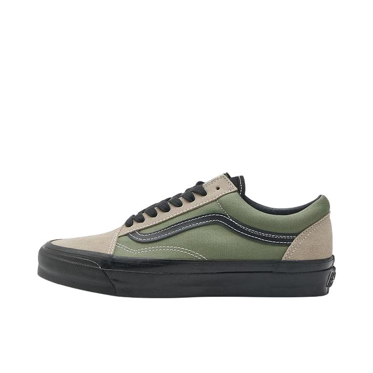 推荐商品：Vans/范斯 Old Skool 滑板鞋 板鞋 轻便防滑复古舒适经典 绿色/棕色/卡其色