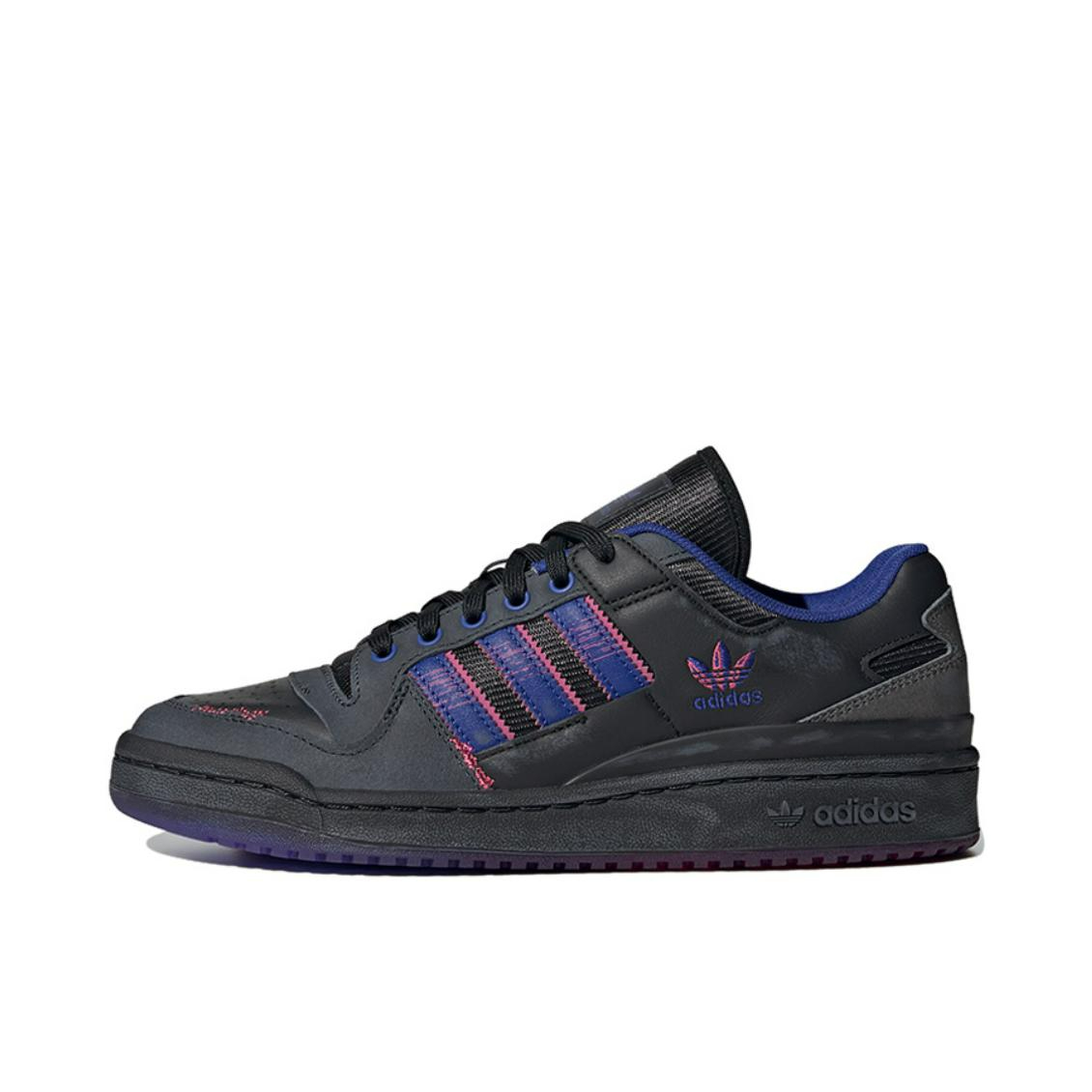 推荐商品：adidas originals Forum 84 板鞋 复古轻便防滑贴合篮球风 AVENUE&SON联名/黑紫