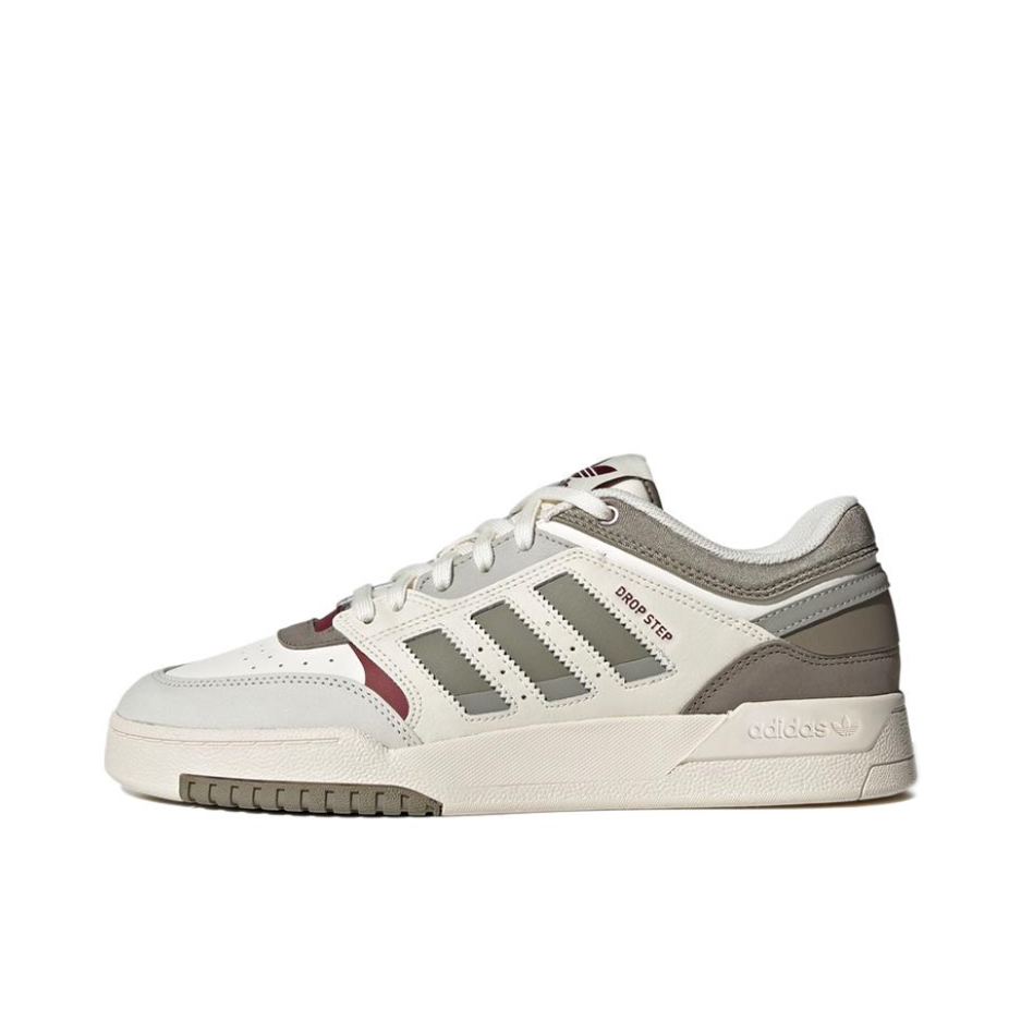 推荐商品：adidas Originals Drop Step 板鞋 复古耐磨透气舒适百搭 白色/灰色/绿色
