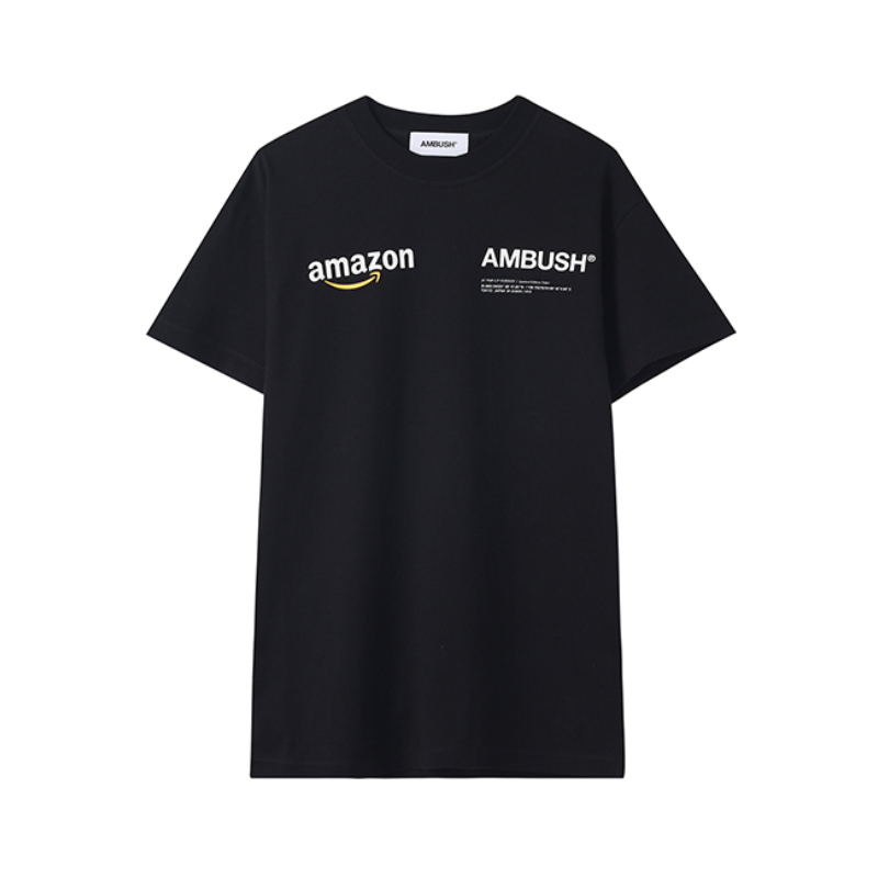 AMBUSH x Amazon 联名款 字母印花圆领短袖T恤 男女同款 12111715