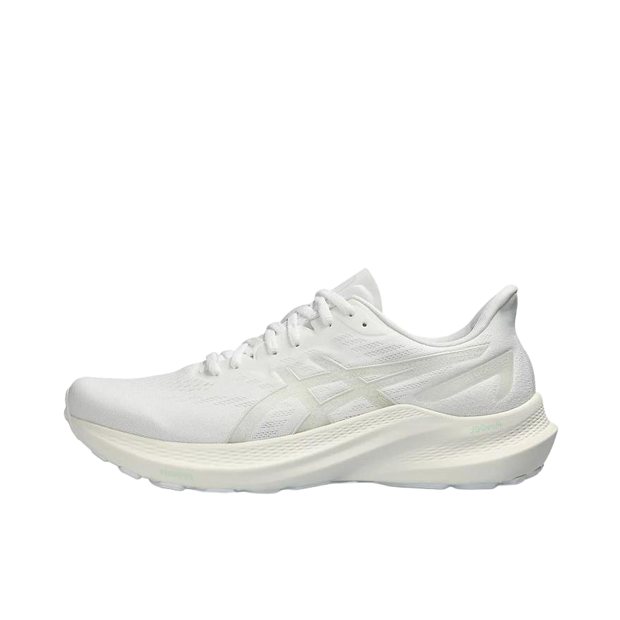 推荐商品：Asics/亚瑟士 GT-2000 12 跑鞋 足弓稳定支撑缓震回弹透气复古马拉松夜跑圆头 男款/白色