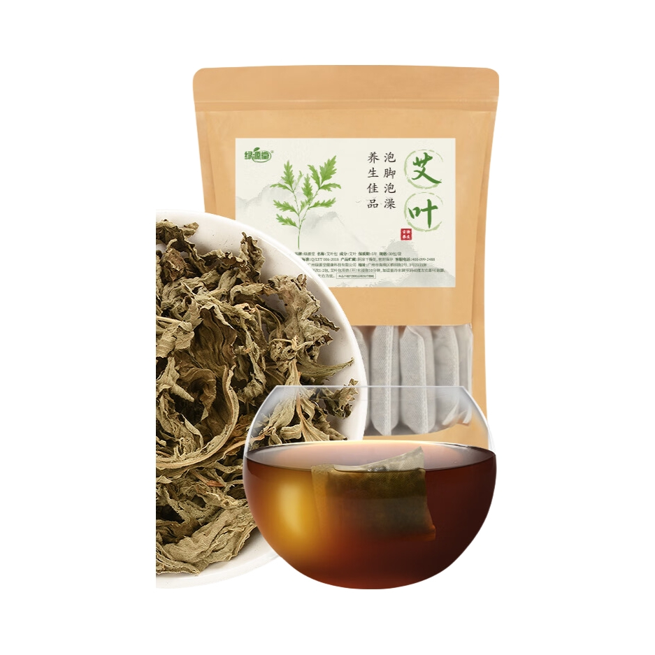 推荐商品：绿源堂 艾叶 3年陈艾叶草干艾叶包