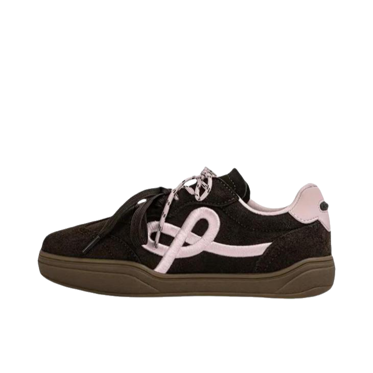 推荐商品：WE FLOWER HOLIDAY TRAINER 板鞋 百搭复古轻便防滑 女款/棕雾粉